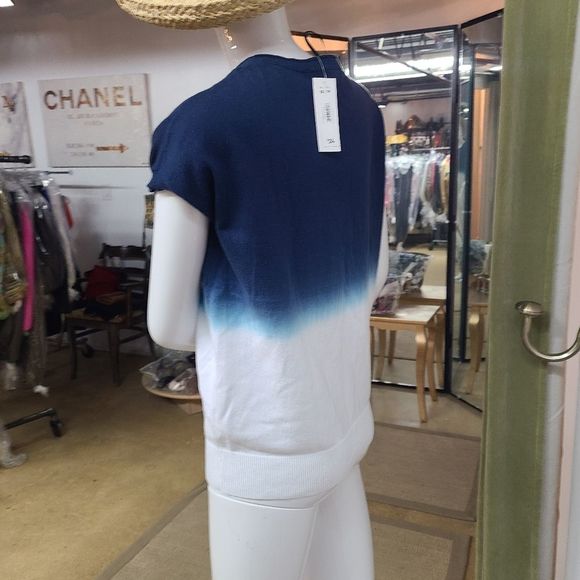 Ombré Oversize Sleeveless Top | XS | NWT - Picture 4 of 6